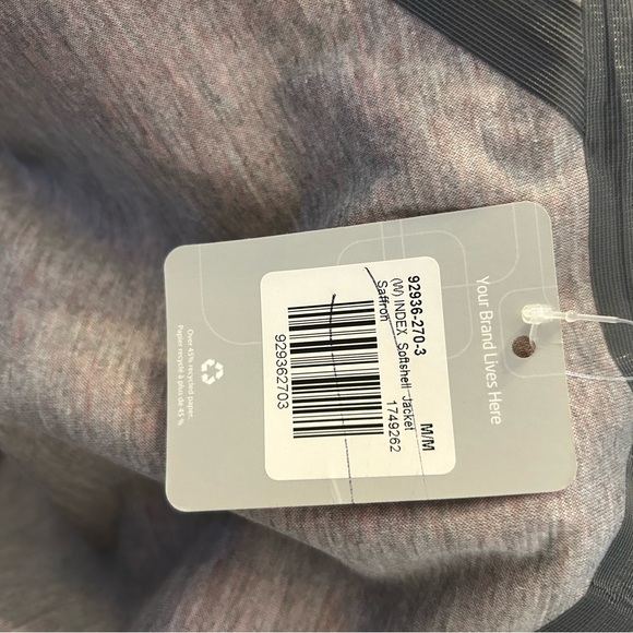 NWT Elevate Women’s Windbreaker Softshell Jacket Saffron Orange Size M - Picture 7 of 8